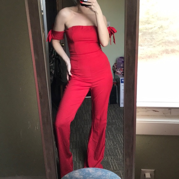 windsor red jumpsuit